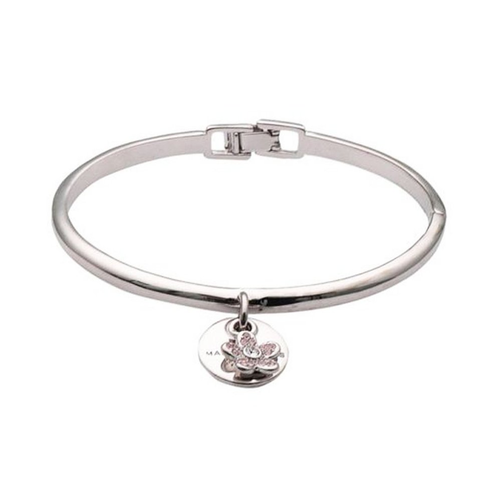 NWT Marc Jacobs Coin Crystal Silver Ton Cuff Bracelet